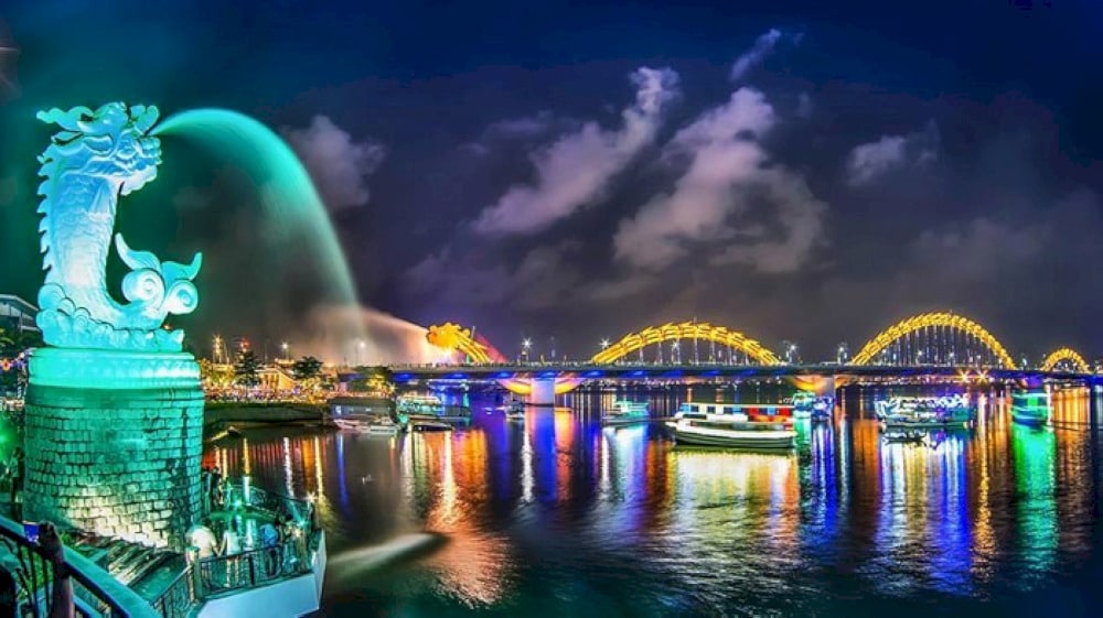 The Koi Fish Turning into a Dragon Sculpture by Han River